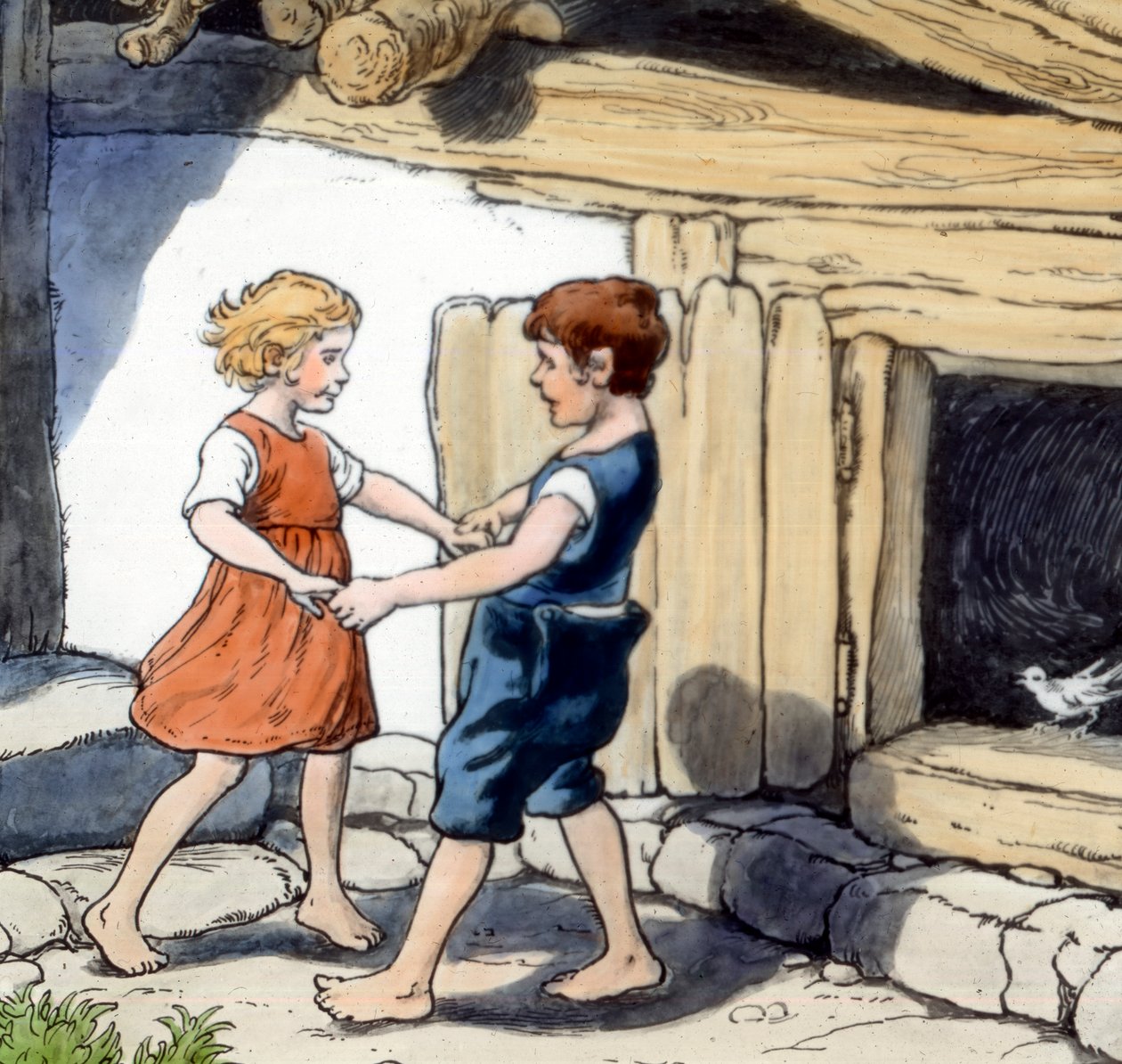 Hans och Greta av Unbekannter Künstler