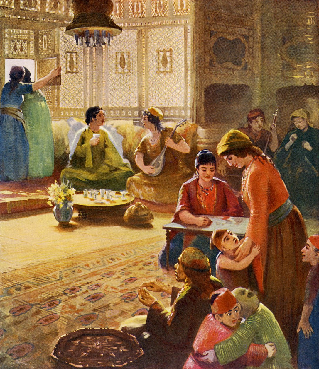 Harem av Unbekannter Künstler