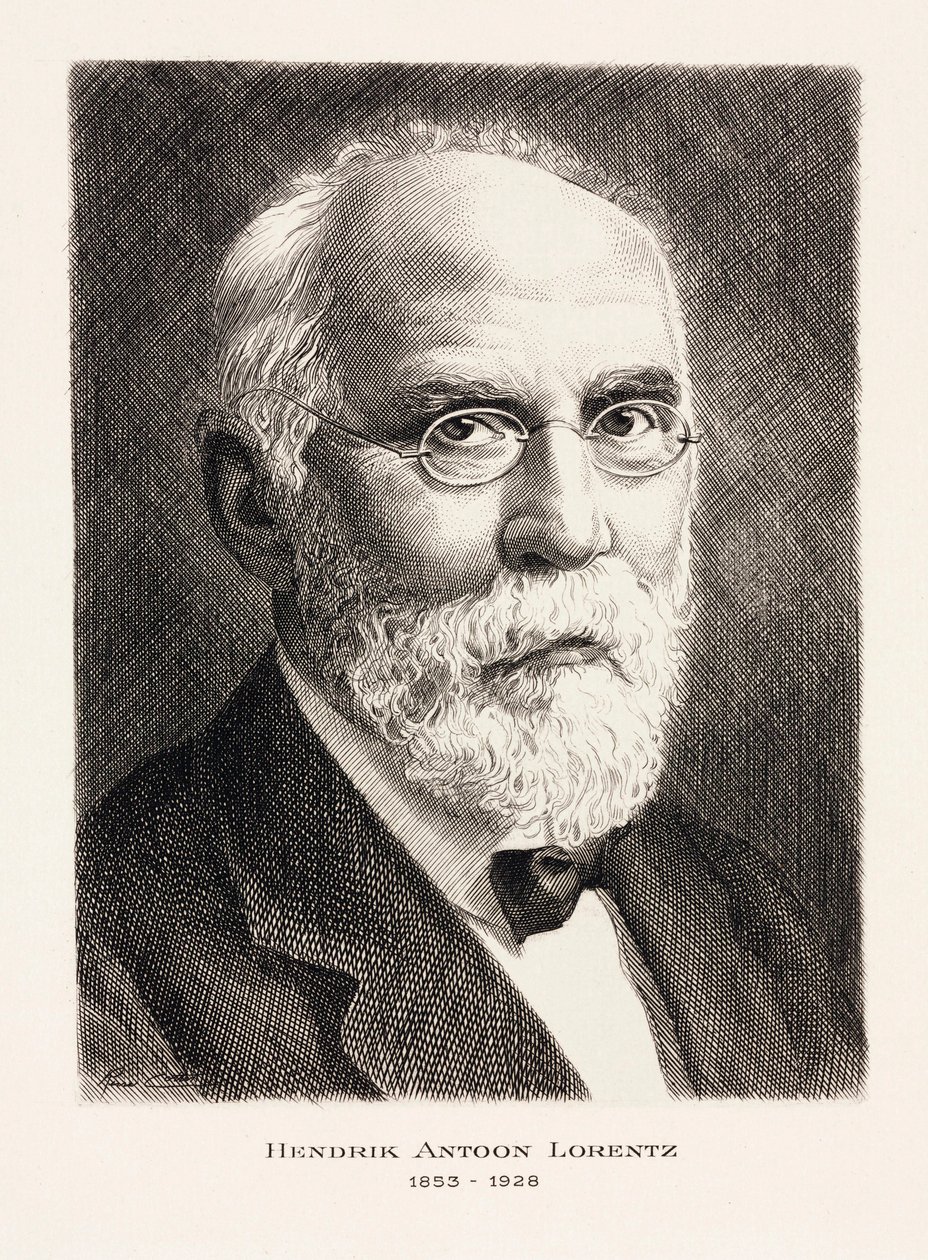 Hendrik Antoon Lorentz, holländsk matematisk fysiker, ca 1910-talet av Unbekannt