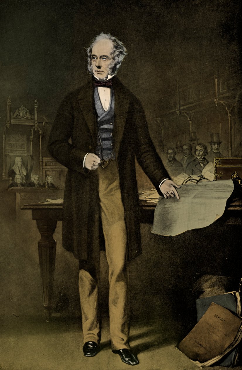 Henry John Temple, 3:e vicomte Palmerston av Unbekannter Künstler