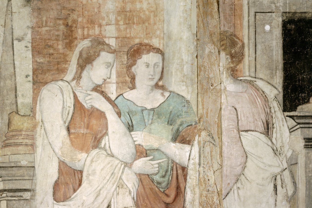 Hill Hall, väggmålning av Amor och Psyche av Unbekannter Künstler