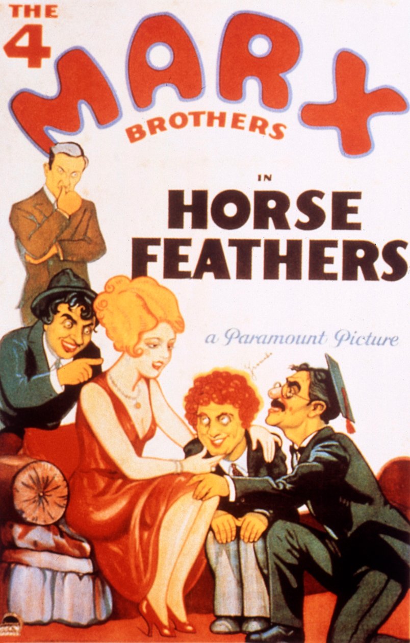 Horse Feathers filmaffisch med bröderna Marx av NormanzMcLeod 1932 av Unbekannt