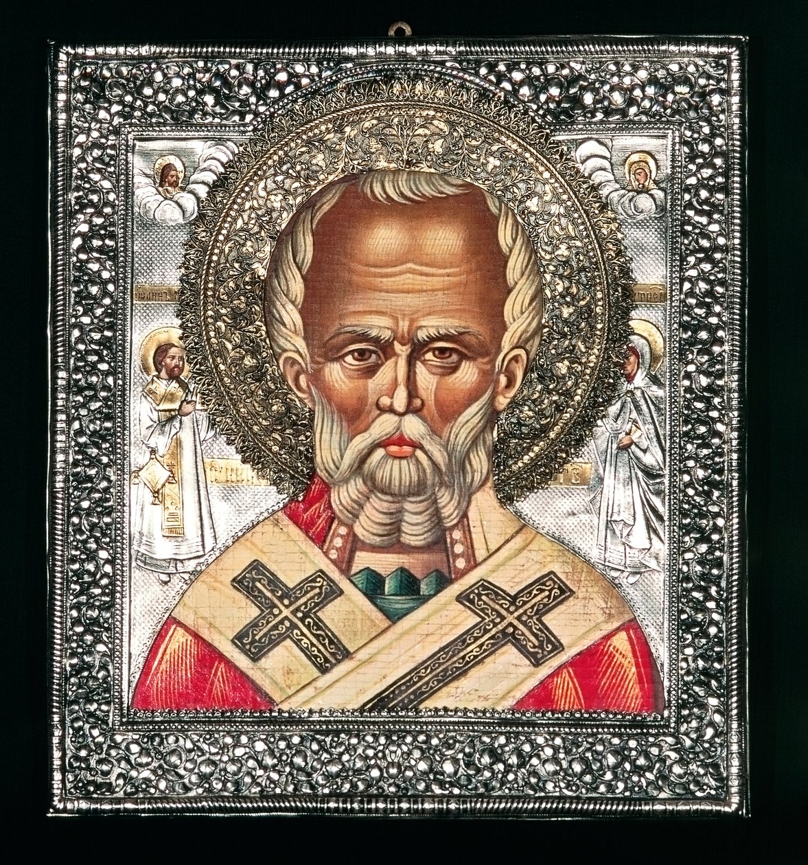 Ikon som föreställer Sankt Nikolaus av Benjamin Baud