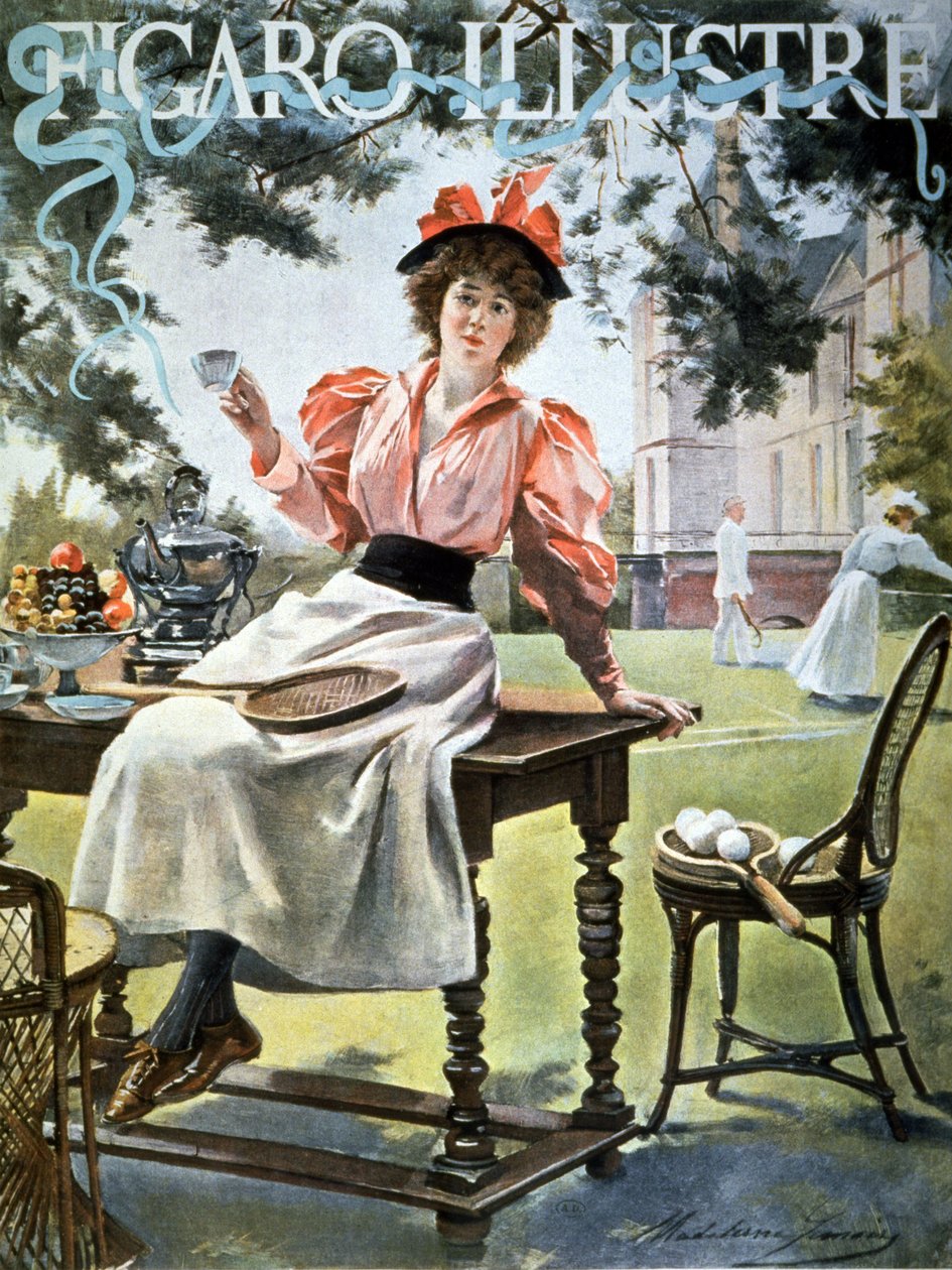 Illustration av Madeleine Lemaire i: Le Figaro Illustre, Frankrike av Unbekannter Künstler