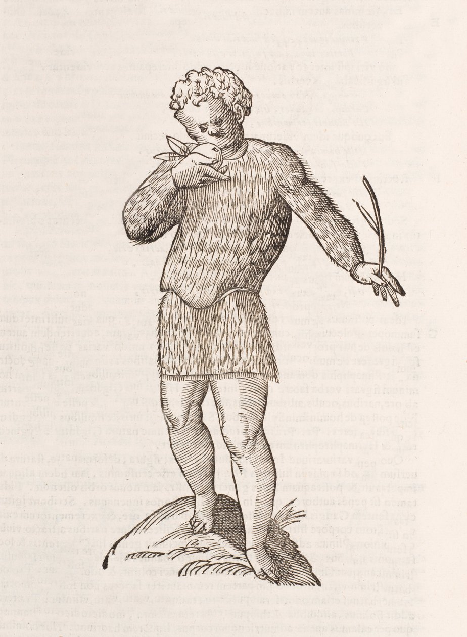 Illustration av en man av Unbekannt
