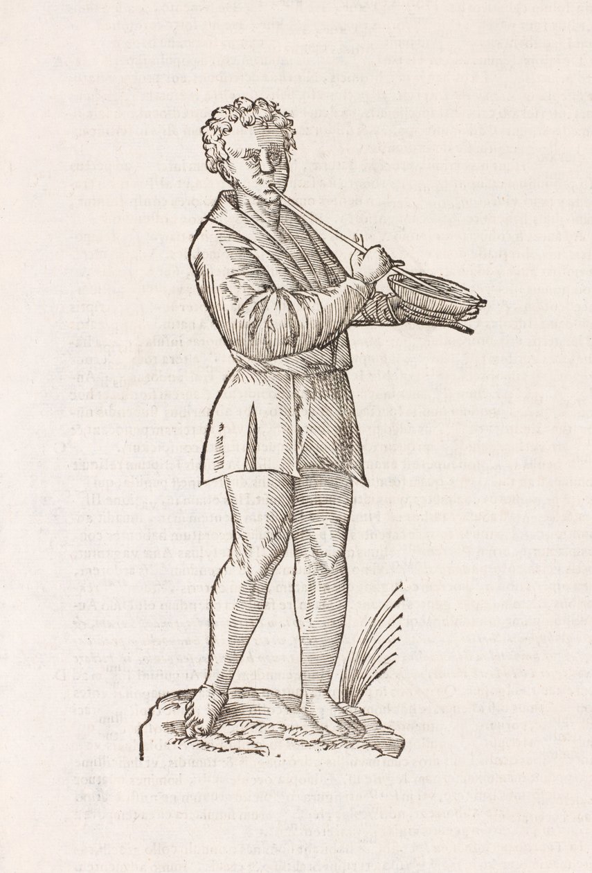 Illustration av en man av Unbekannt