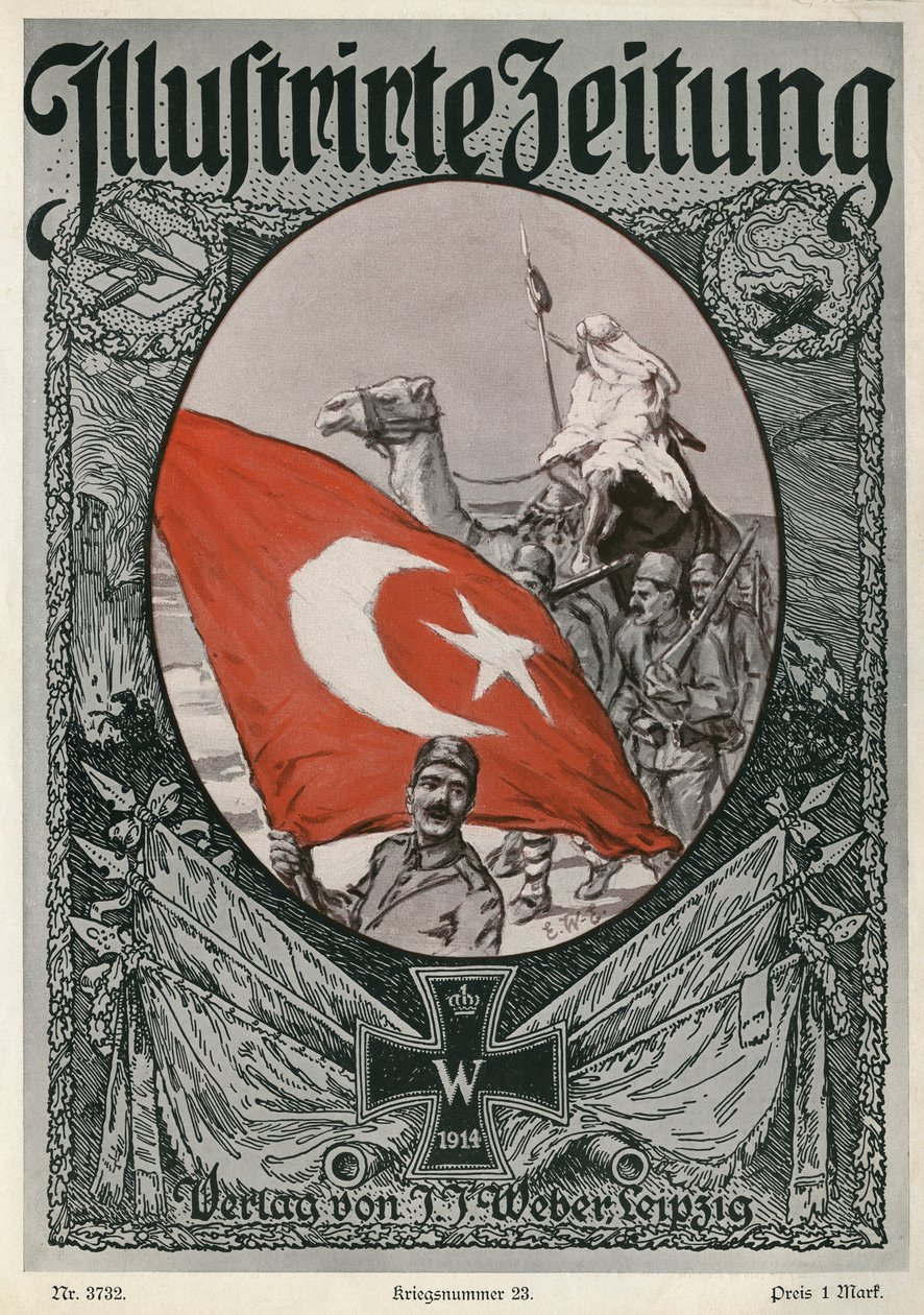 Illustrirte Zeitung: framsida, 7 januari 1915 av Unbekannter Künstler
