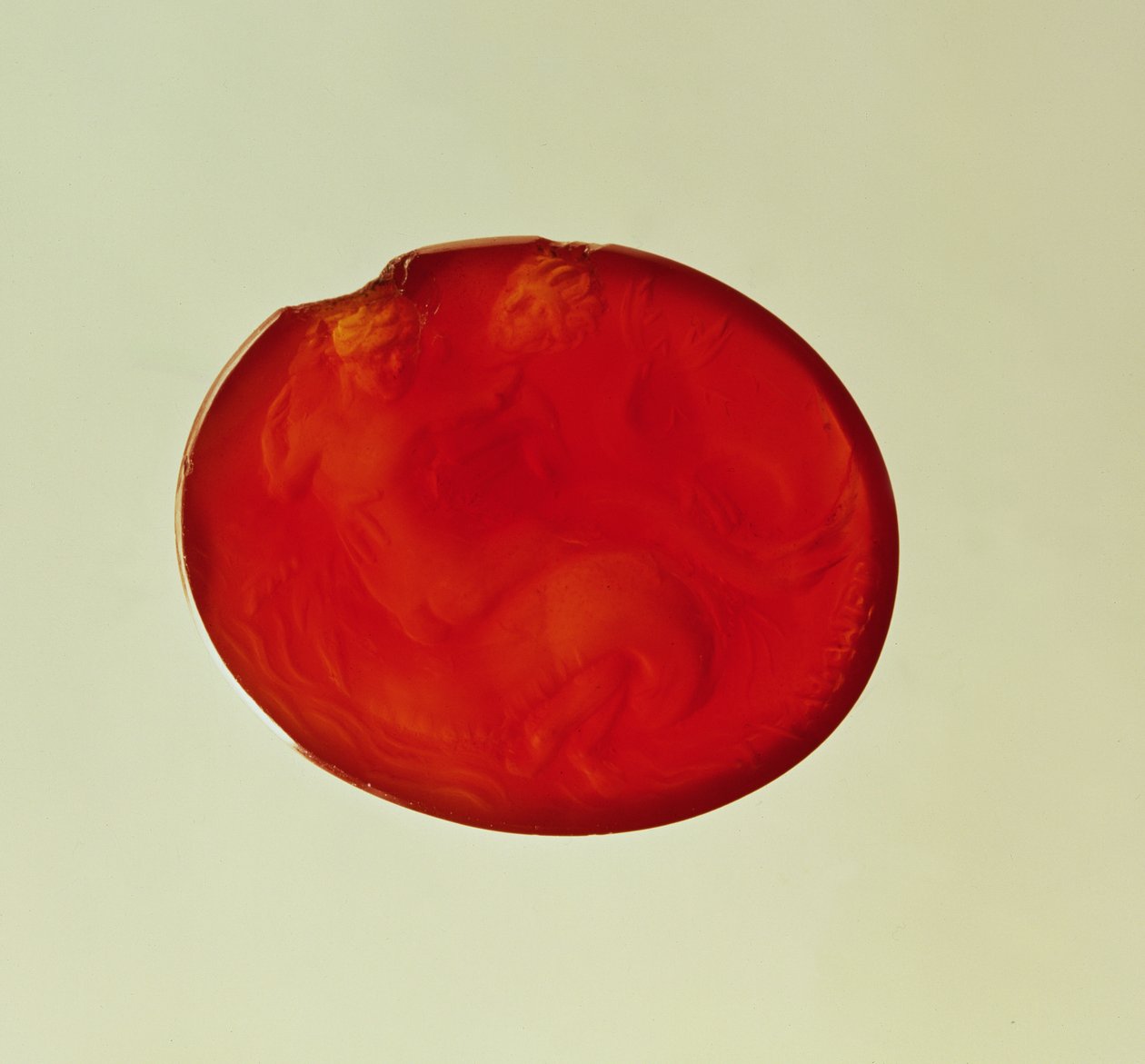 Intaglio av Triton med en nereid av Unbekannt