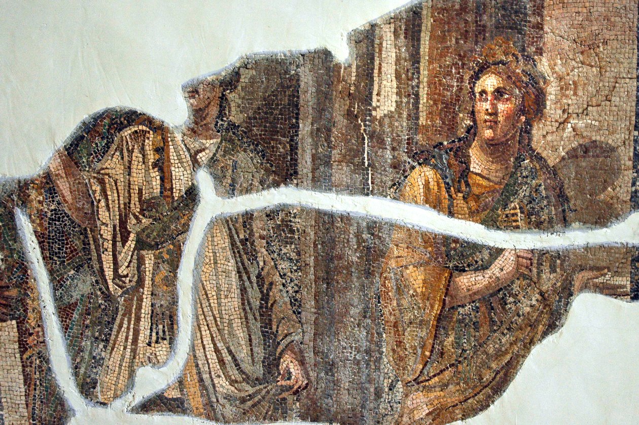 Isiac Ceremony Mosaic, från Vakto, Turkiet av Unbekannt