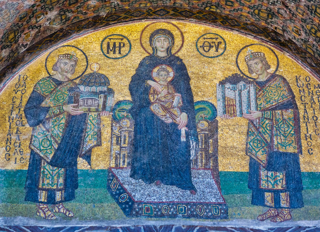 Istanbul, Turkiet, Hagia Sofia eller Hagia Sofia (foto) av Unbekannt