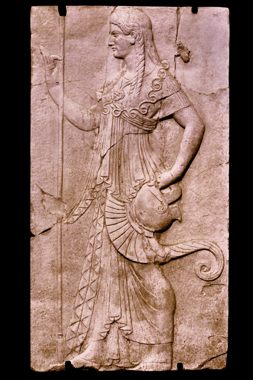 Italien: Arkeologiska platsen Herculanum vid foten av Vesuven: Sacellum of the Four Gods av William M. Timlin