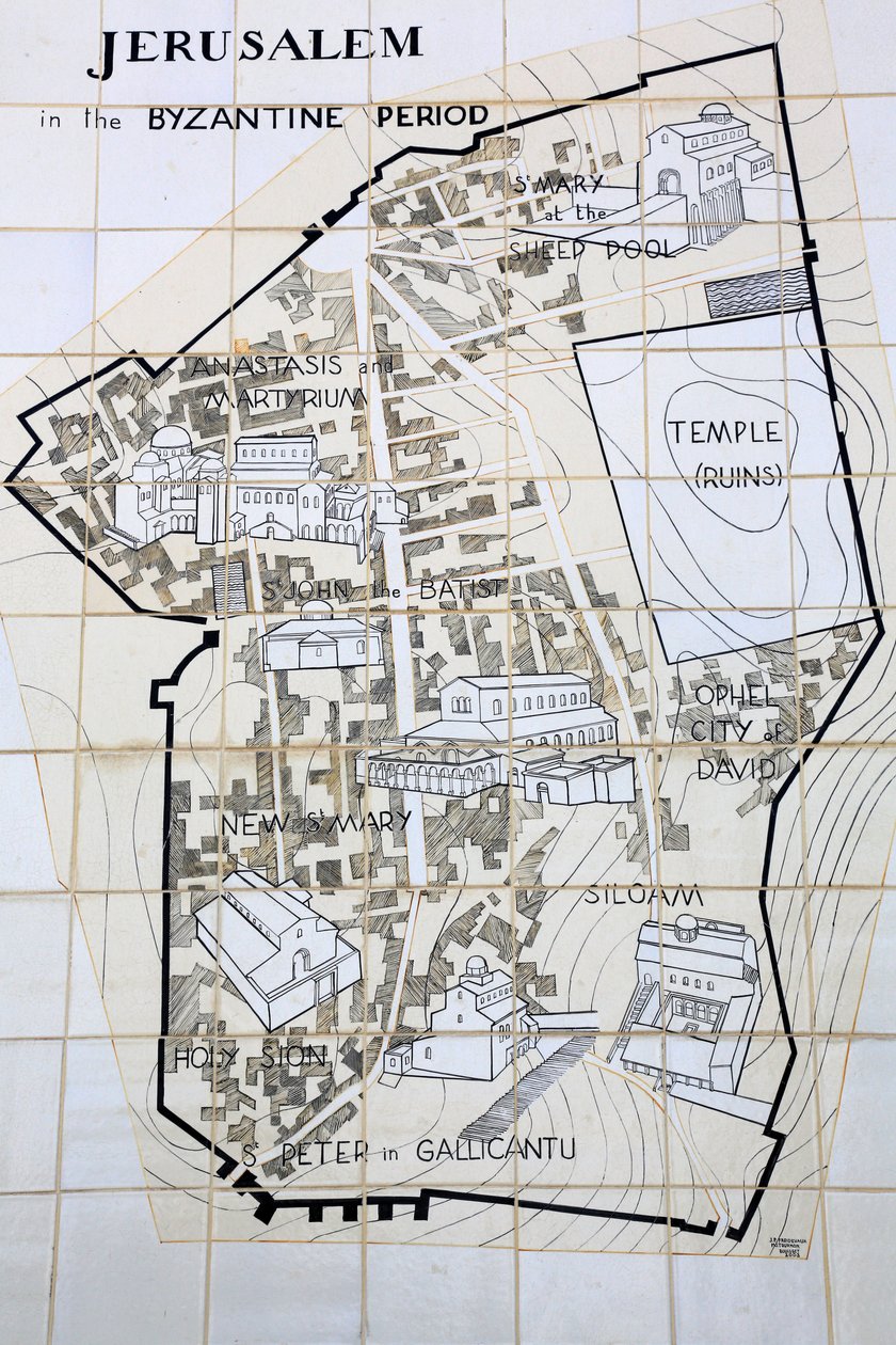 Jerusalem under den bysantinska perioden, Jerusalem, Israel av Unbekannt