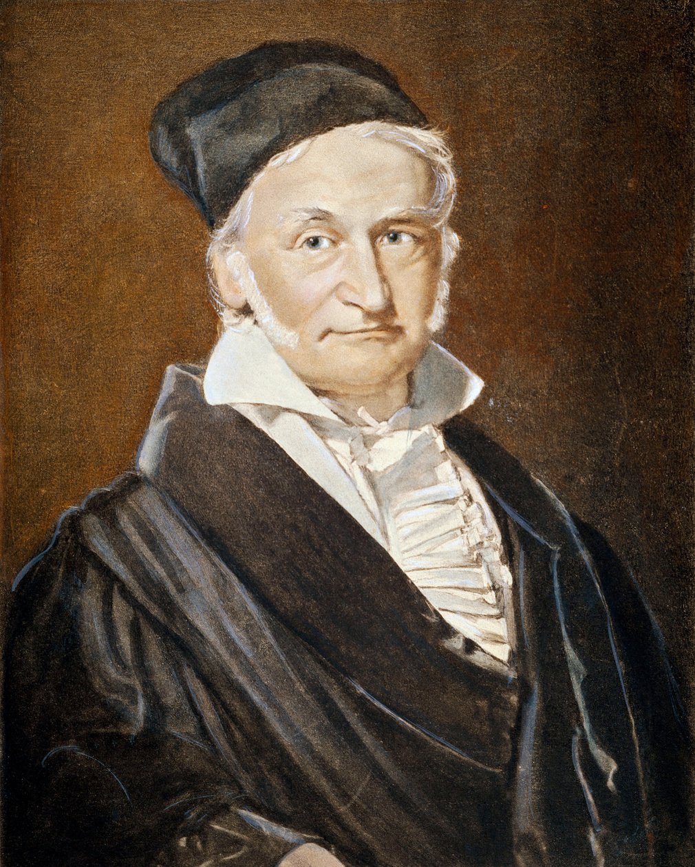 Johann Carl Friedrich Gauss, tryck ca 1830 av Unbekannter Künstler