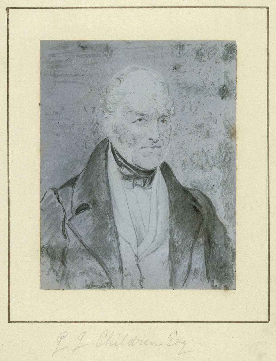 John George Children, engelsk vetenskapsman, ca 1841 av Unbekannt