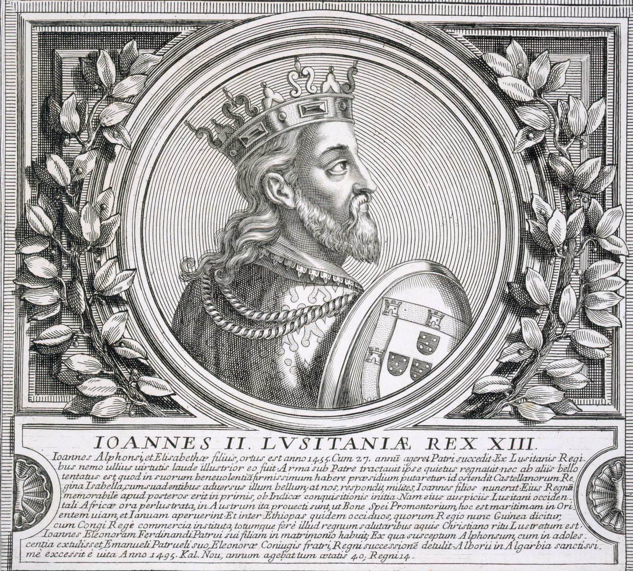 Johannes II av Portugal (litho) av Unbekannt