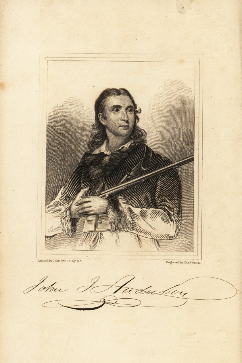 John James Audubon, amerikansk ornitolog, naturforskare och målare av Unbekannt