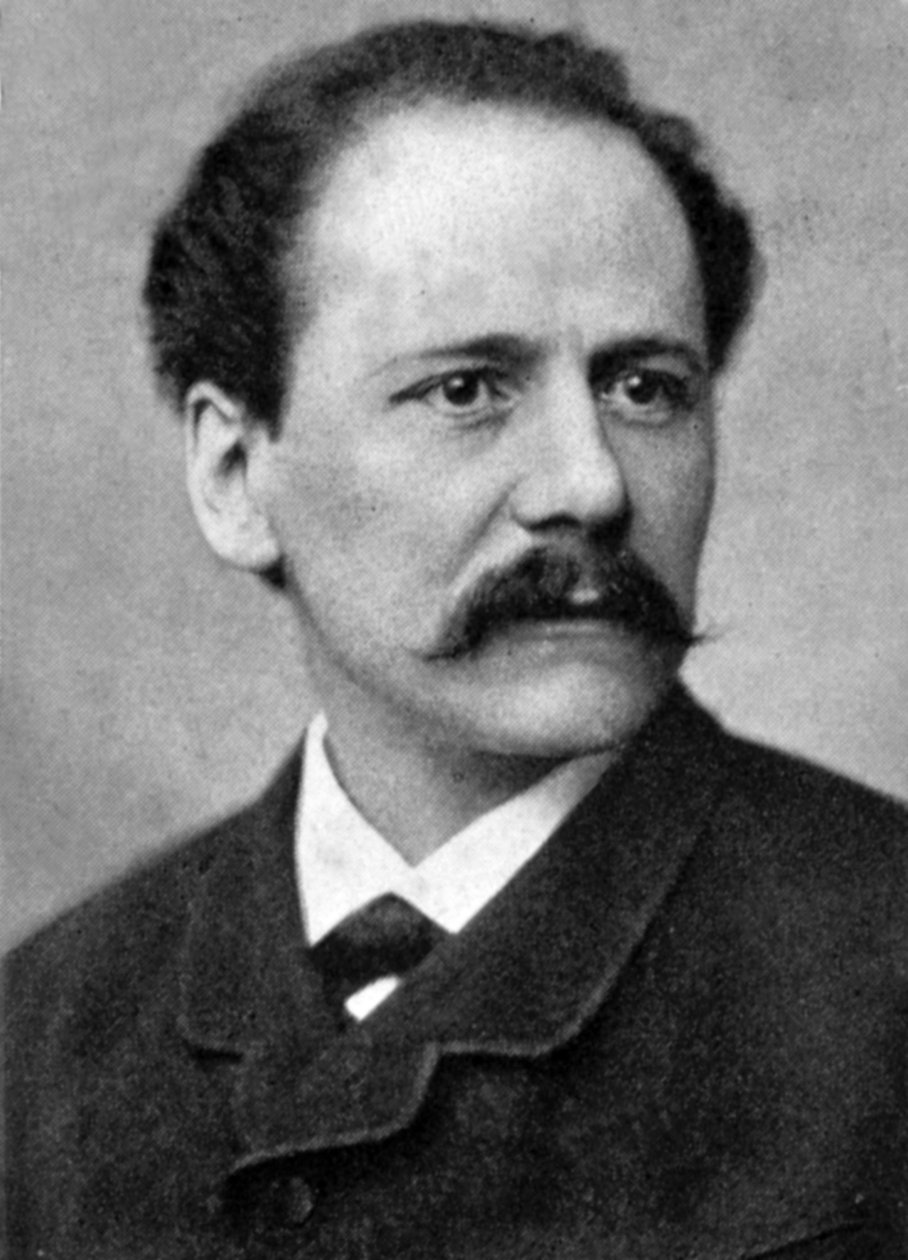Jules Massenet, ca 1900 (svartvitt foto) av Unbekannter Künstler