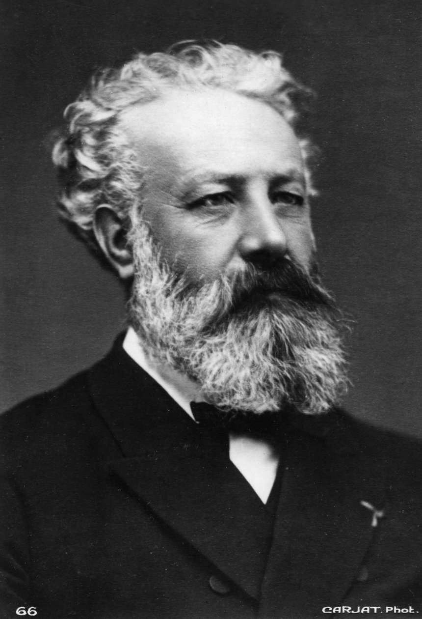 Jules Verne - Porträtt av Unbekannter Künstler