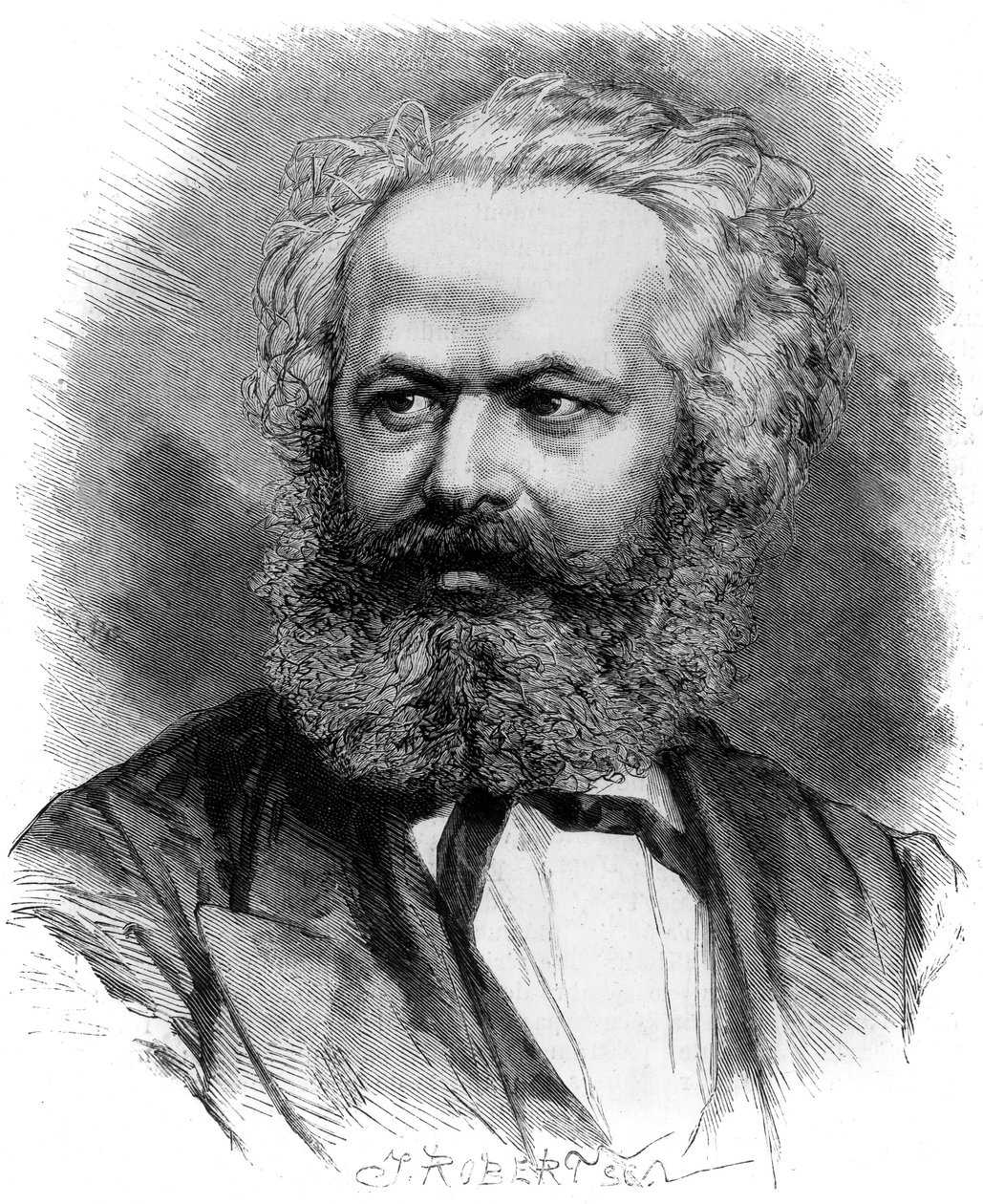 Karl Marx (gravyr av Unknown