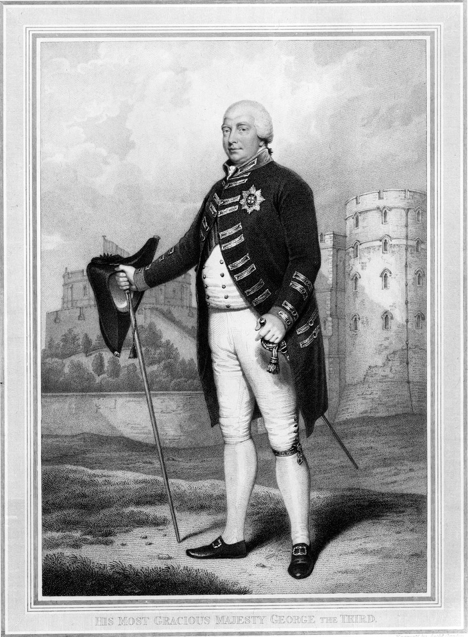 Kung George III, kung av Storbritannien, ca 1800 av Unbekannt