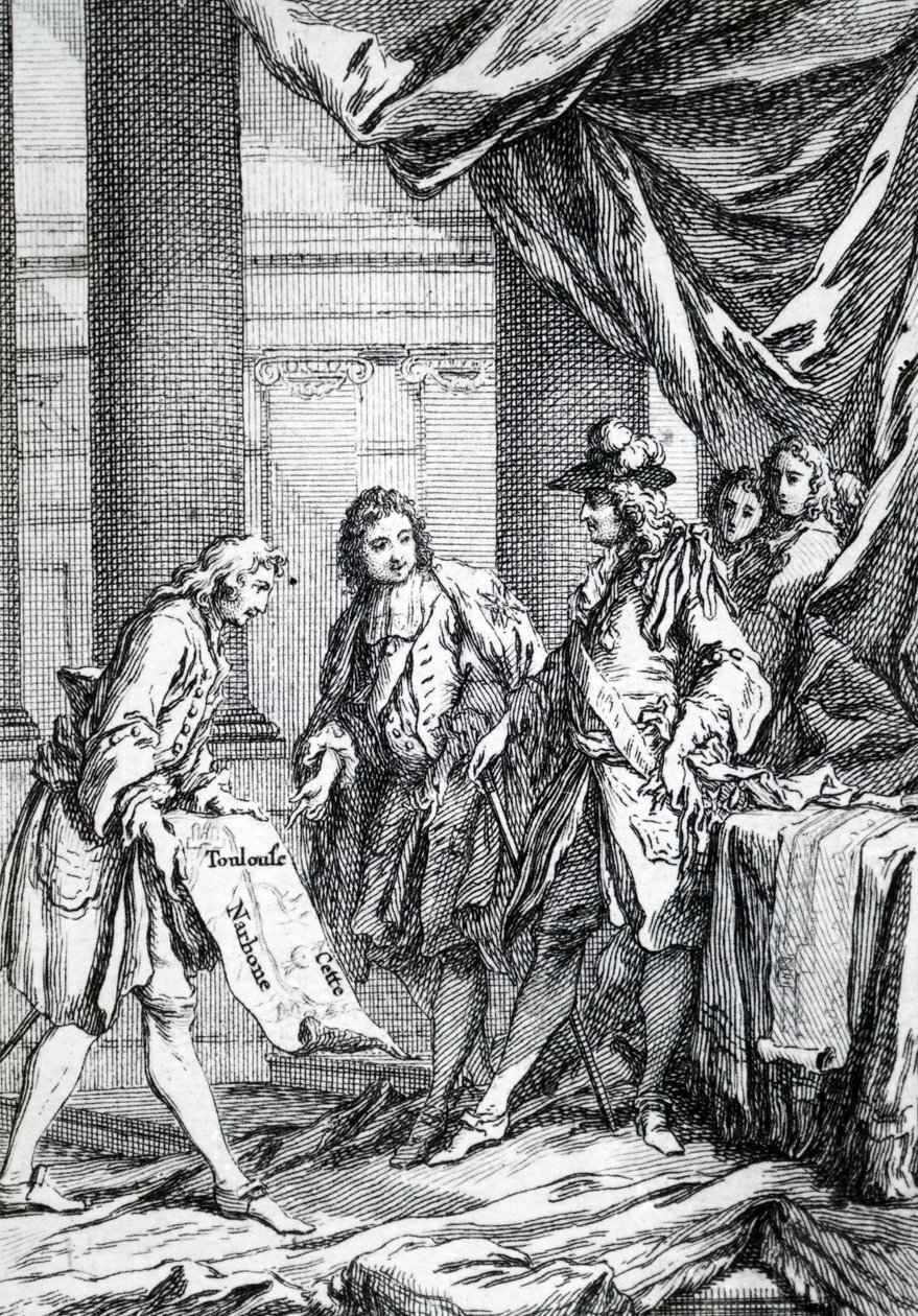kung Ludvig XV av Frankrike. av Unbekannt