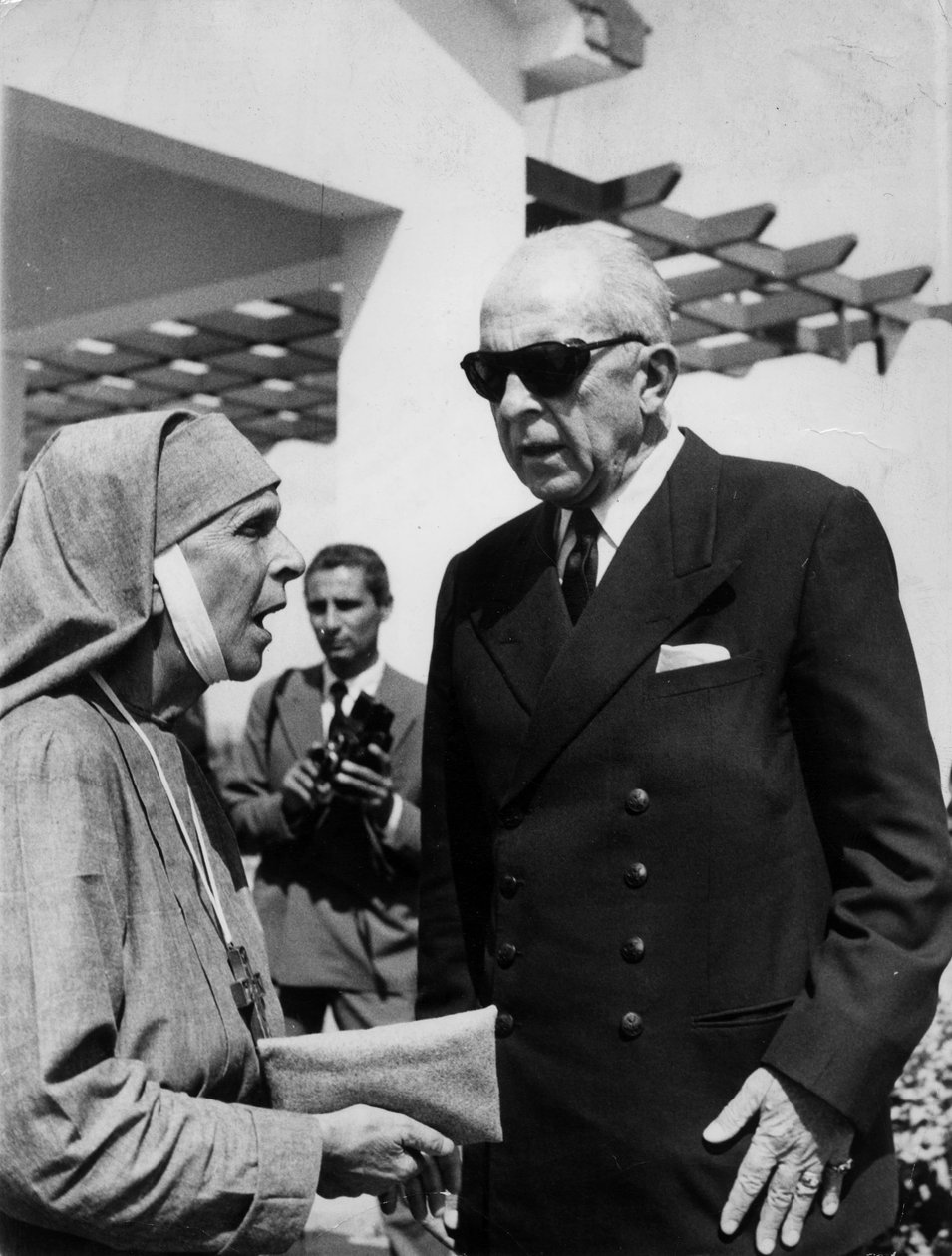 Kung Paul 1:a av Grekland och prinsessan Andrew av Grekland (svärmor till Elizabeth II) 18 september av Unbekannt