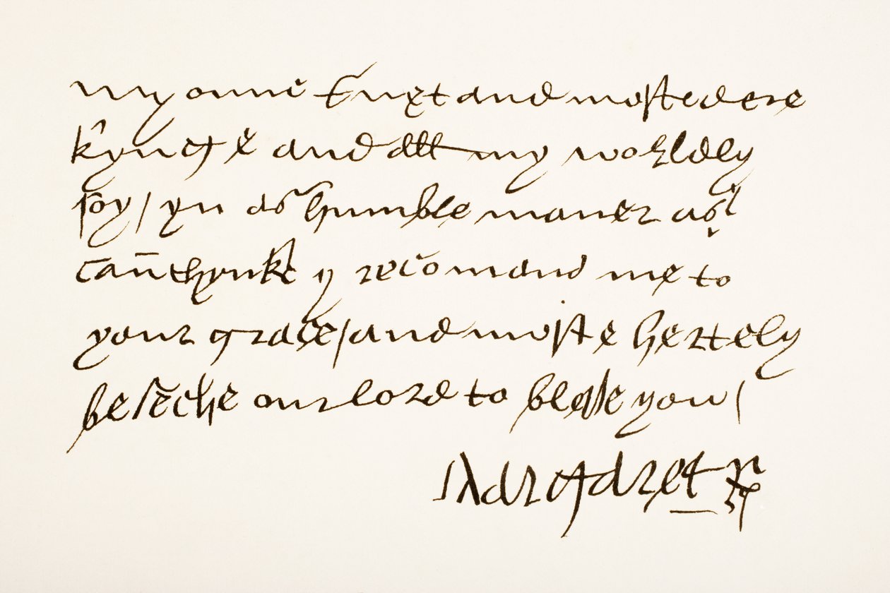 Lady Margaret Beaufort, grevinna av Richmond och Derby, aka Margaret av Lancaster av Unbekannt