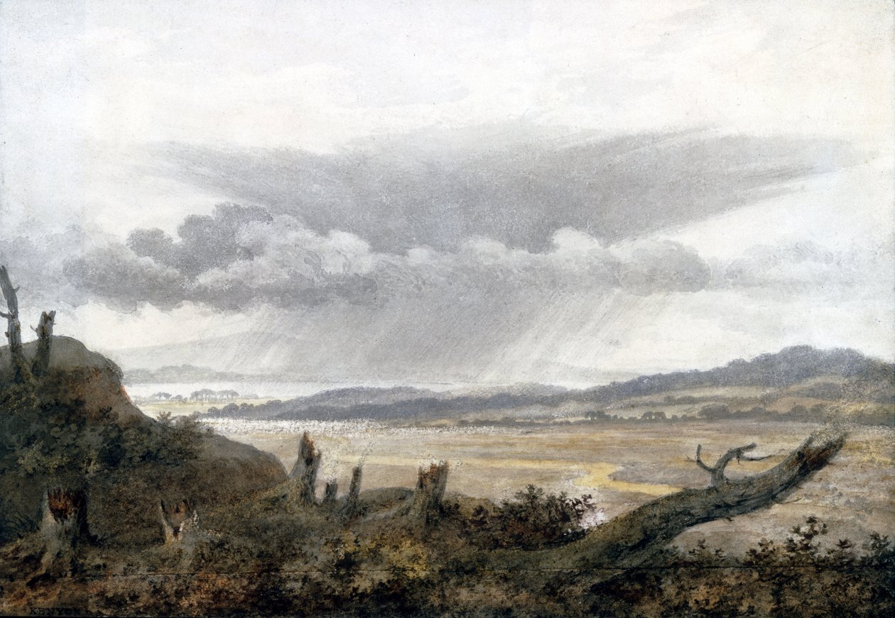 Landskap och molnstudie av Luke Howard, ca 1808-1811 av Unbekannter Künstler