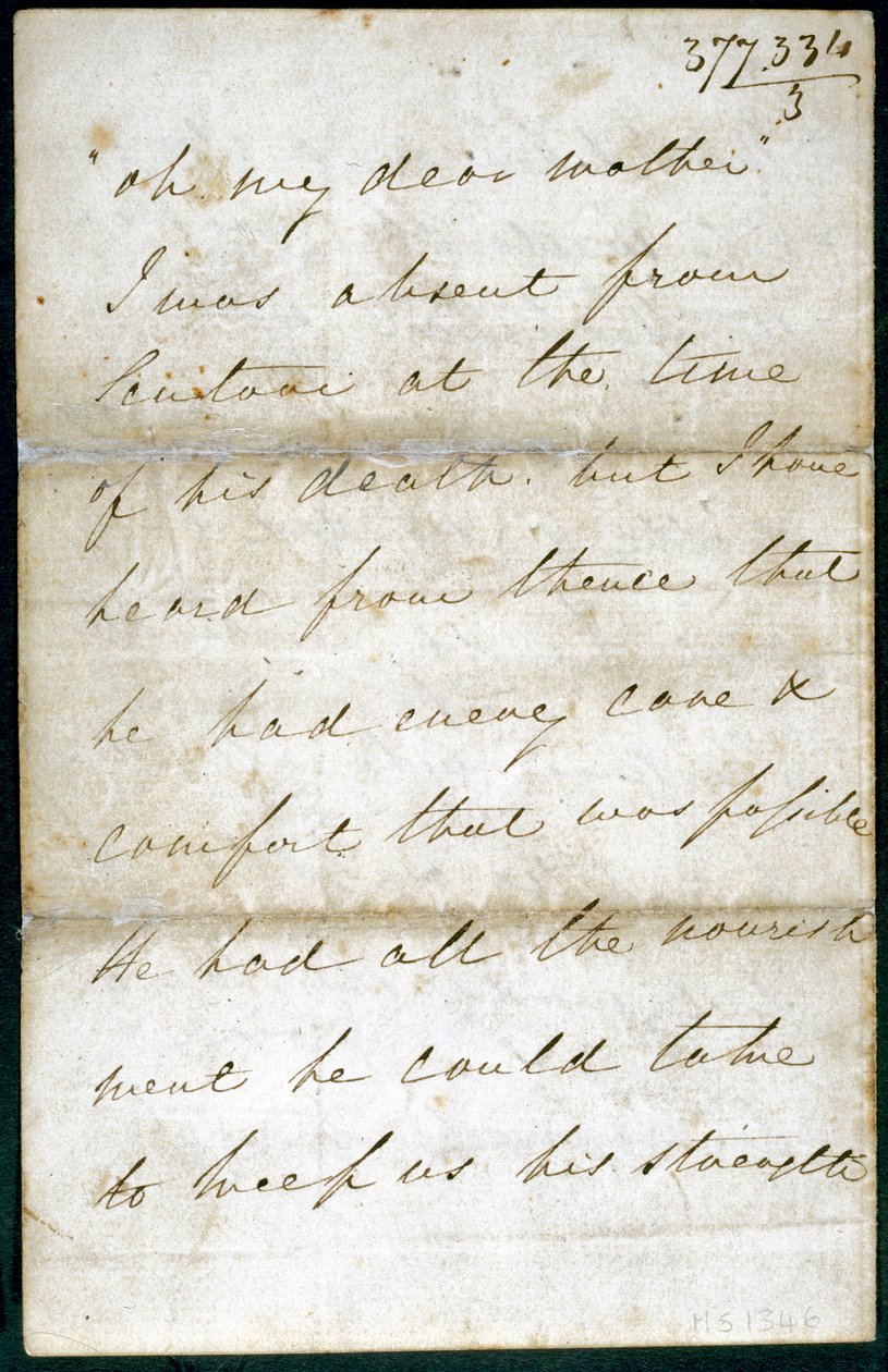 Brev från Florence Nightingale, maj 1856 av Unbekannt
