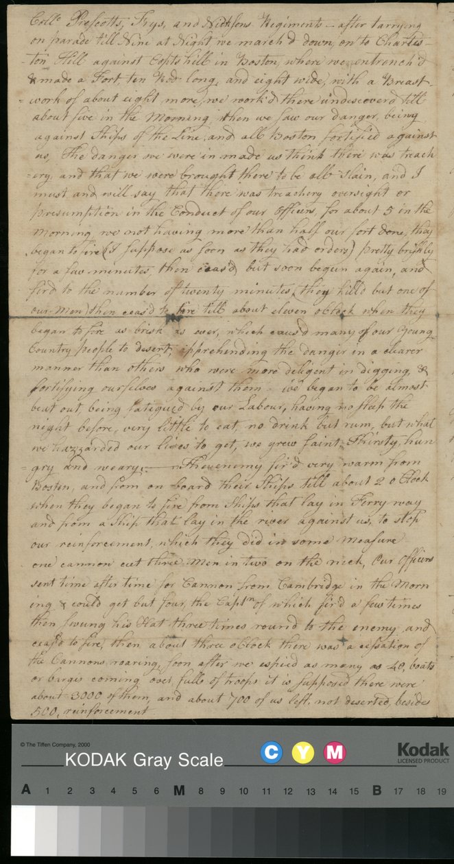 Brev från Peter Brown till Sarah Brown, 25 juni 1775 (papper) av Unbekannter Künstler