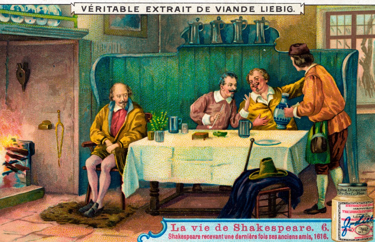 William Shakespeares liv Liv (chromo) av Unbekannter Künstler
