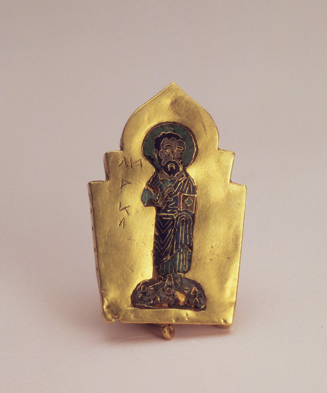 Länk från ett diadem, föreställande St Mark the Evangelist, Kiev av Unbekannt