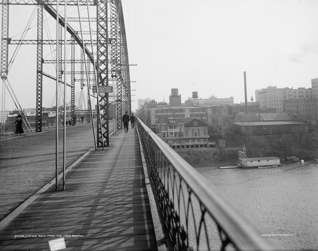 Little Rock, från Free Bridge av Unbekannter Künstler