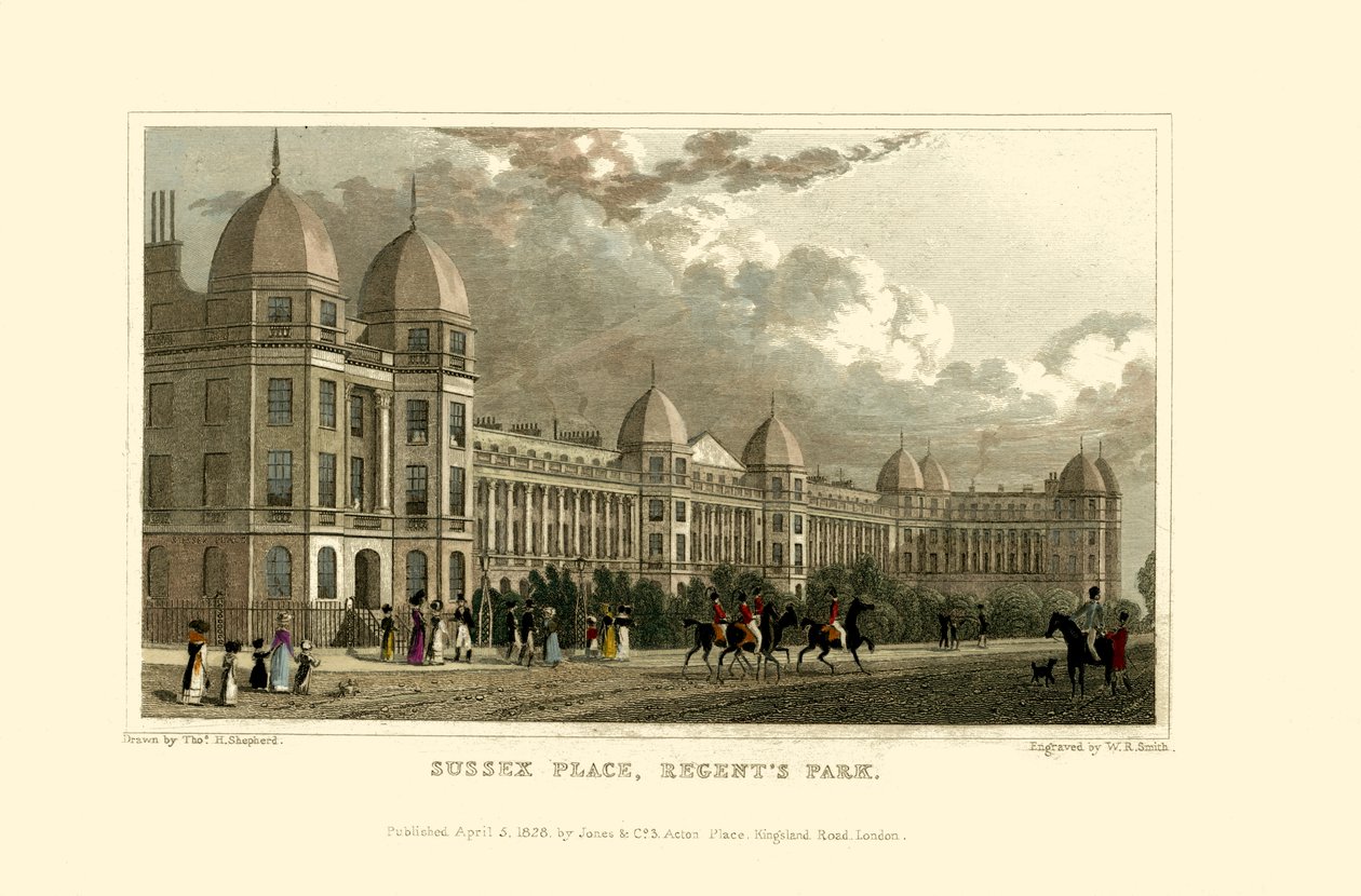 Vyer över London: Sussex Place, Regent
