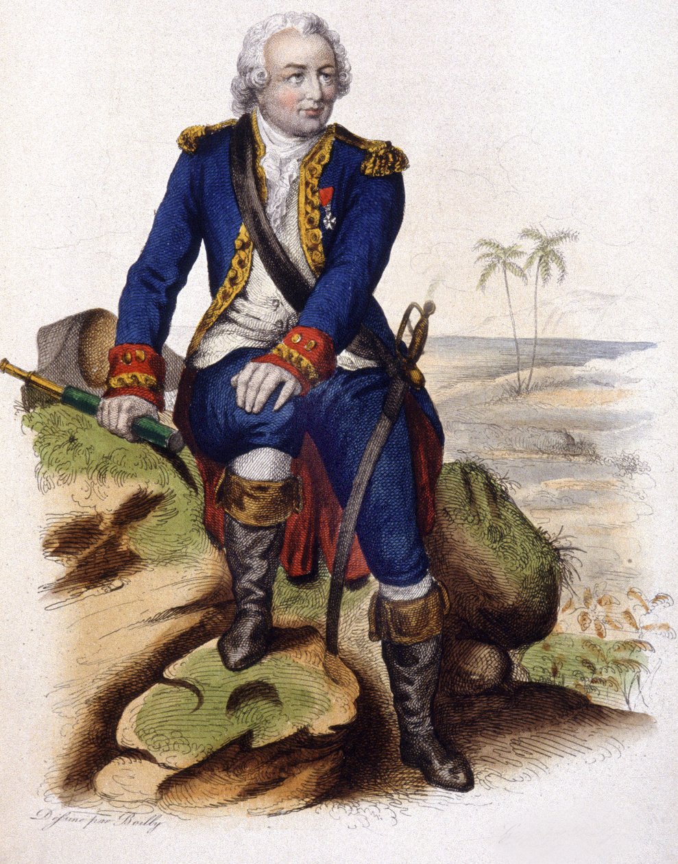 Louis-Antoine de Bougainville av Unbekannter Künstler