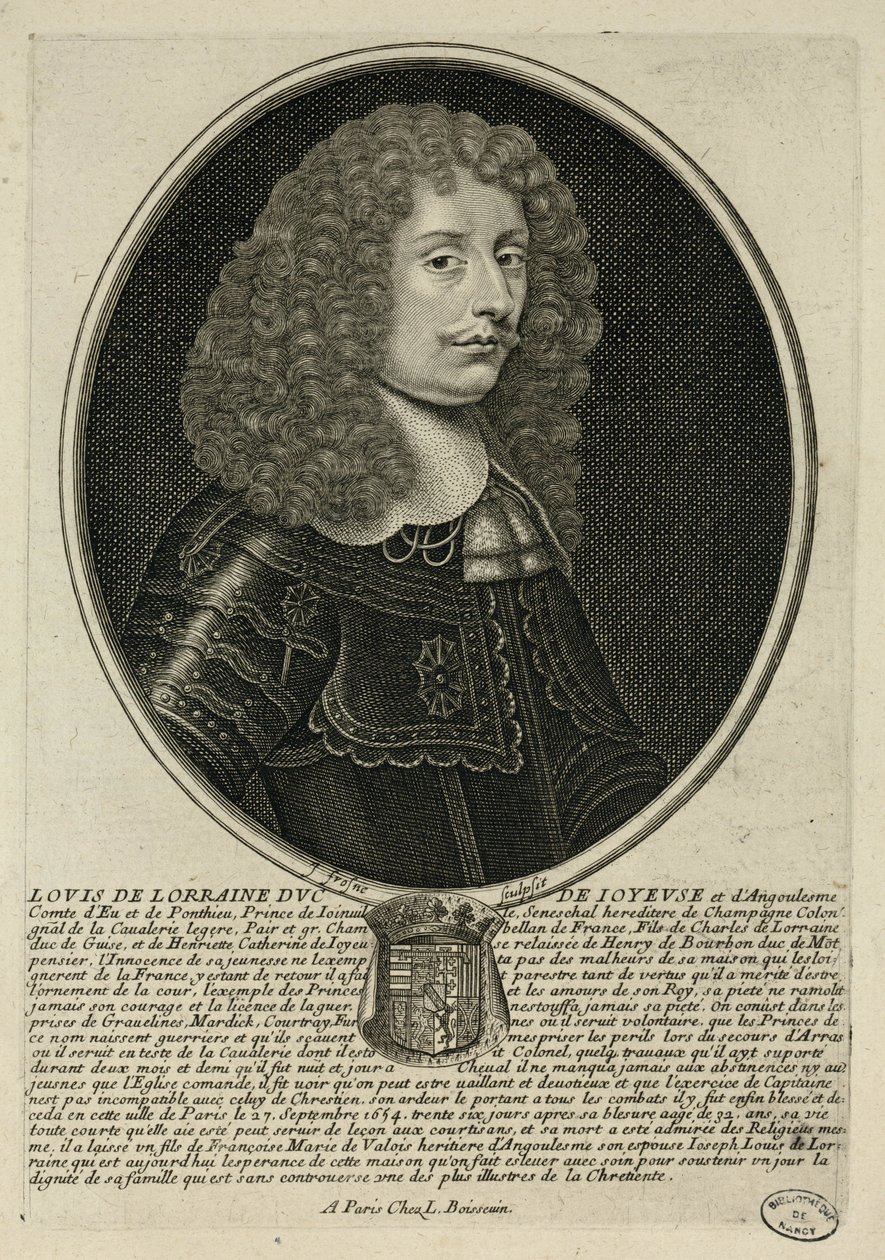 Louis de Lorraine hertig av Joyeuse av Unbekannter Künstler