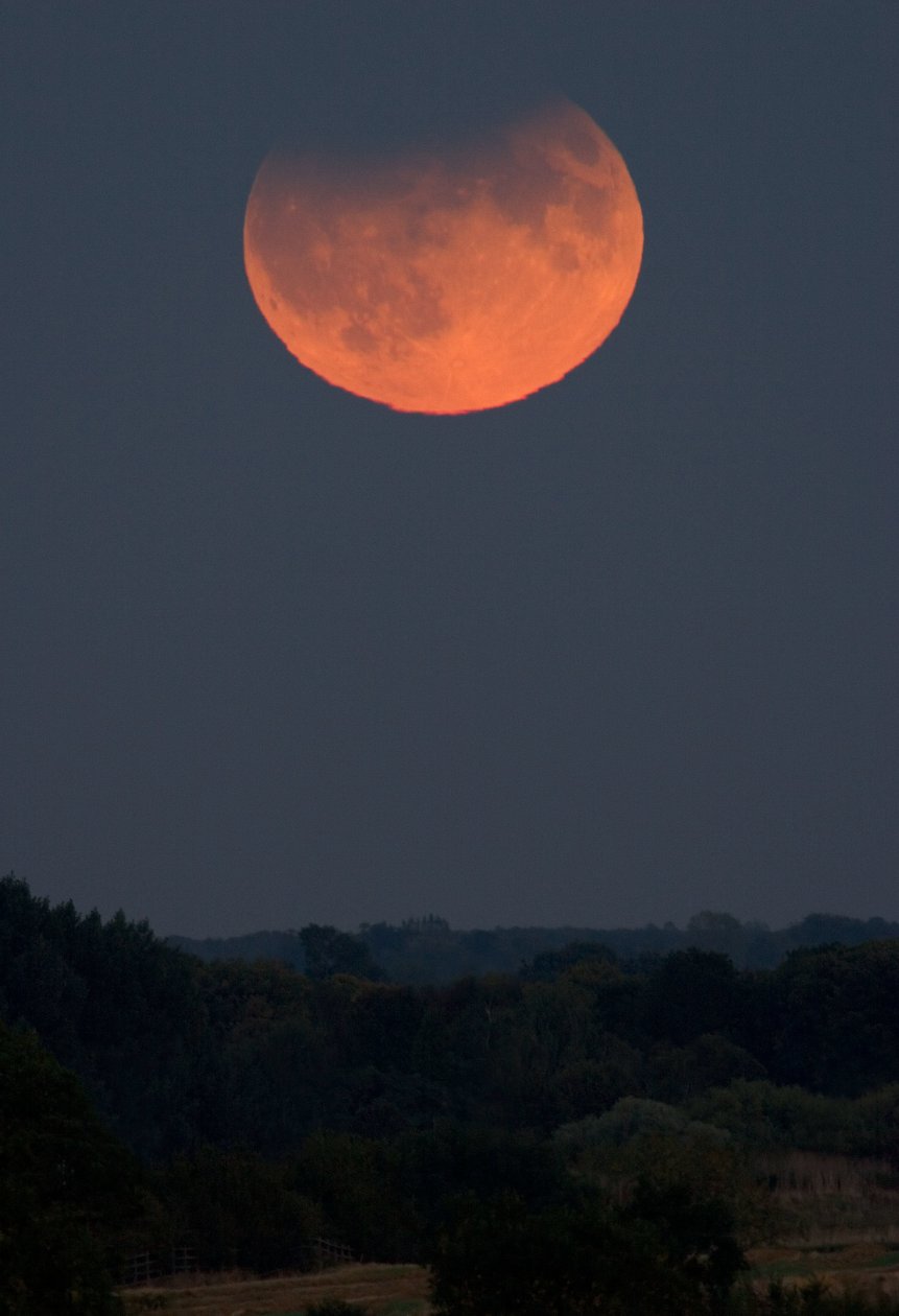 Lunar eclipse, Storbritannien, 7 september 2006 av Unbekannt