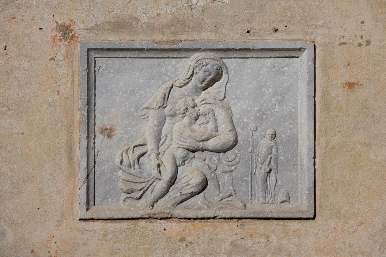 Madonna, Abbey of Santa Maria del Pero, Monastier, Veneto, Italien (foto) av Nicolas Liez