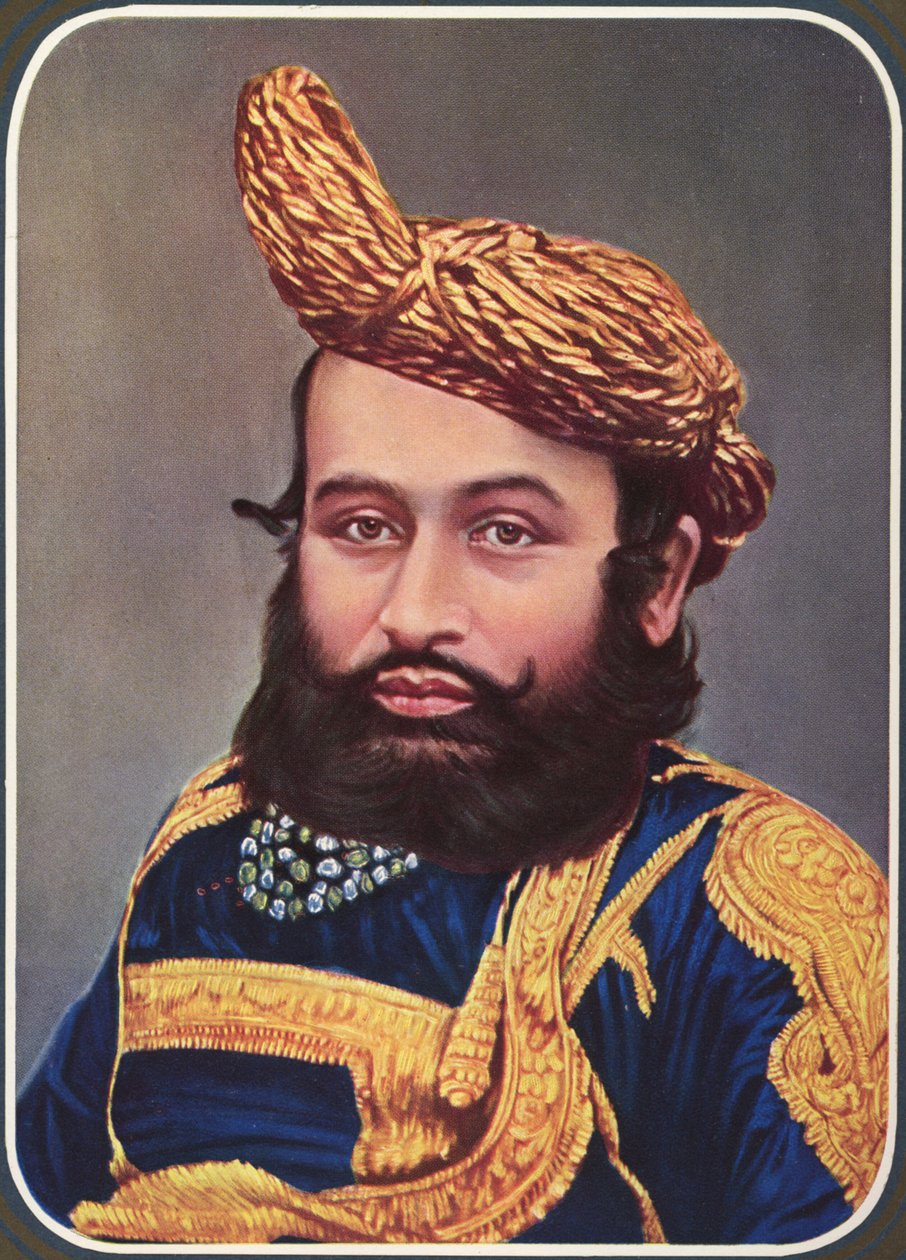 Mahabat Khan II ; 1851 - 1882 ; Junagadh ; Gujarat ; Indien av Unbekannter Künstler