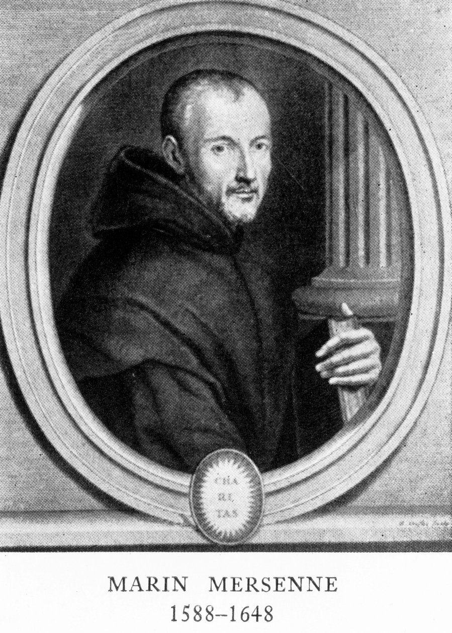 Marin Mersenne, fransk matematiker och vetenskapsman, tidigt 1600-tal av Unbekannt