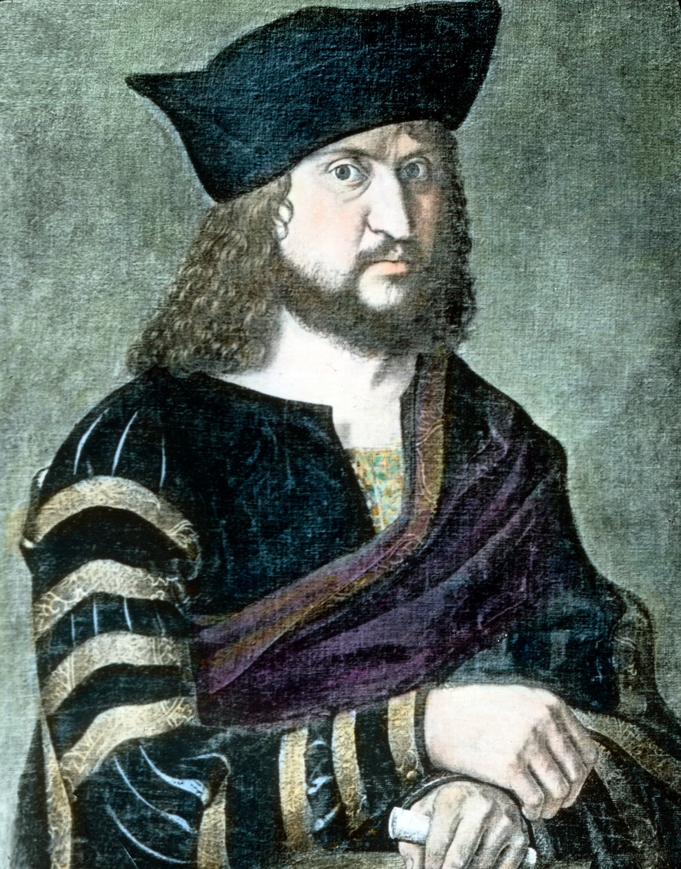 Martin Luthers vän och välgörare, Fredrik III av Sachsen av Unbekannter Künstler