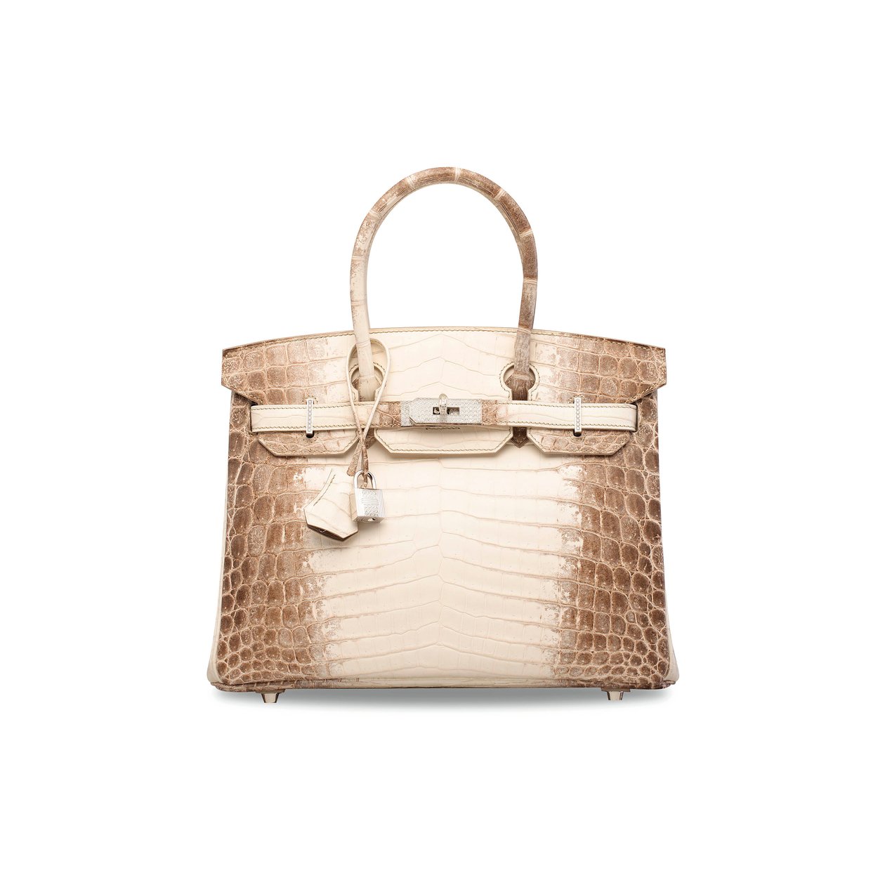 Matt vit Himalaya Niloticus Crocodile Diamond Birkin 30, Hermès, 2014 (krokodilskinn, vitguld & diamanter) av Unbekannt