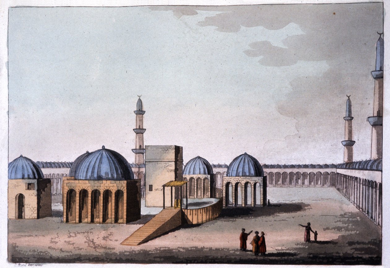Mecka, ca 1810 (gravyr) av Unbekannter Künstler