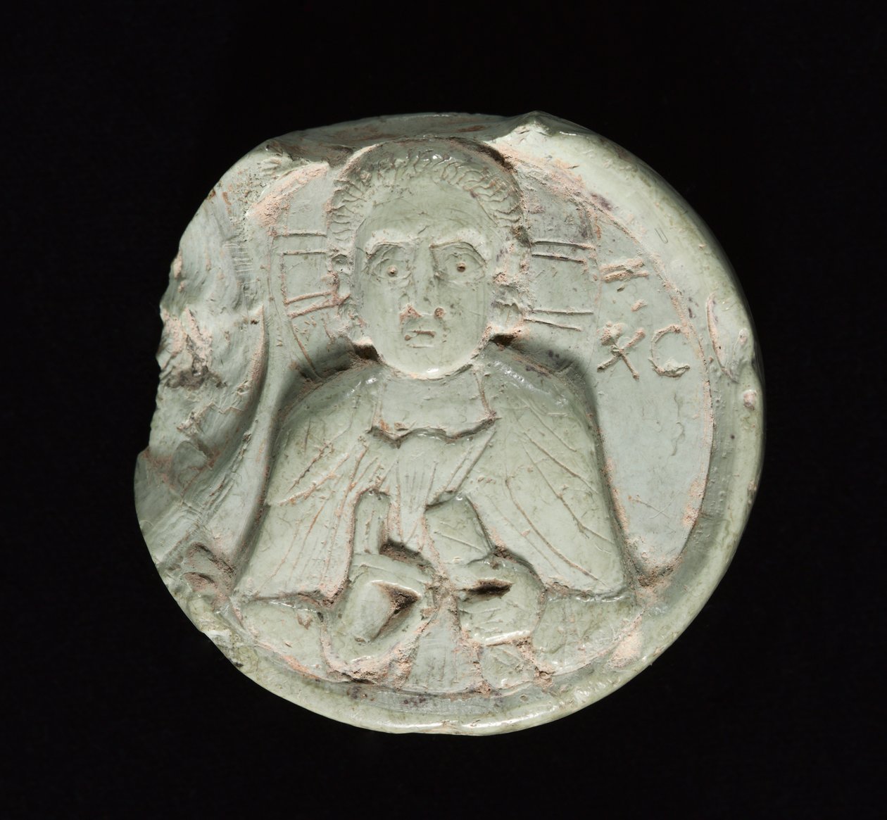 Medaljong med Kristus, c.1200-1400 av Unbekannt