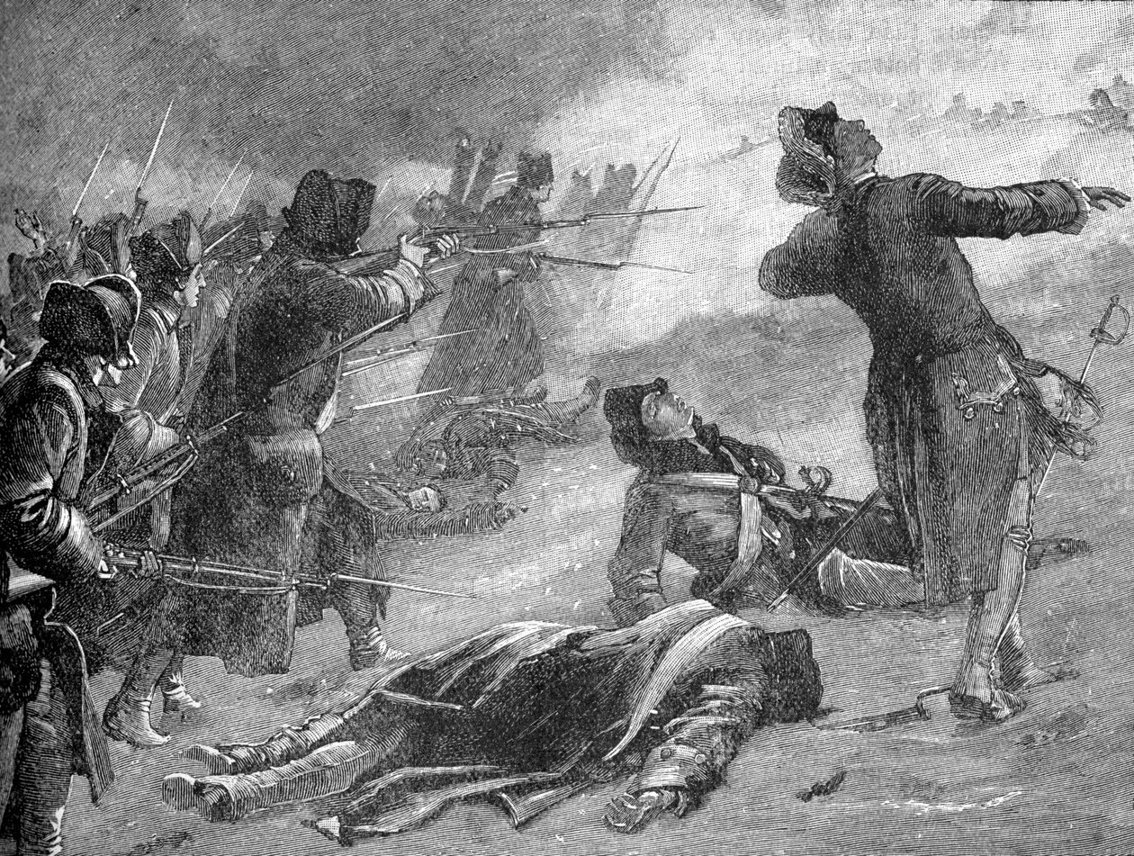Montgomerys attack mot Lower Town, Quebec av Unbekannter Künstler