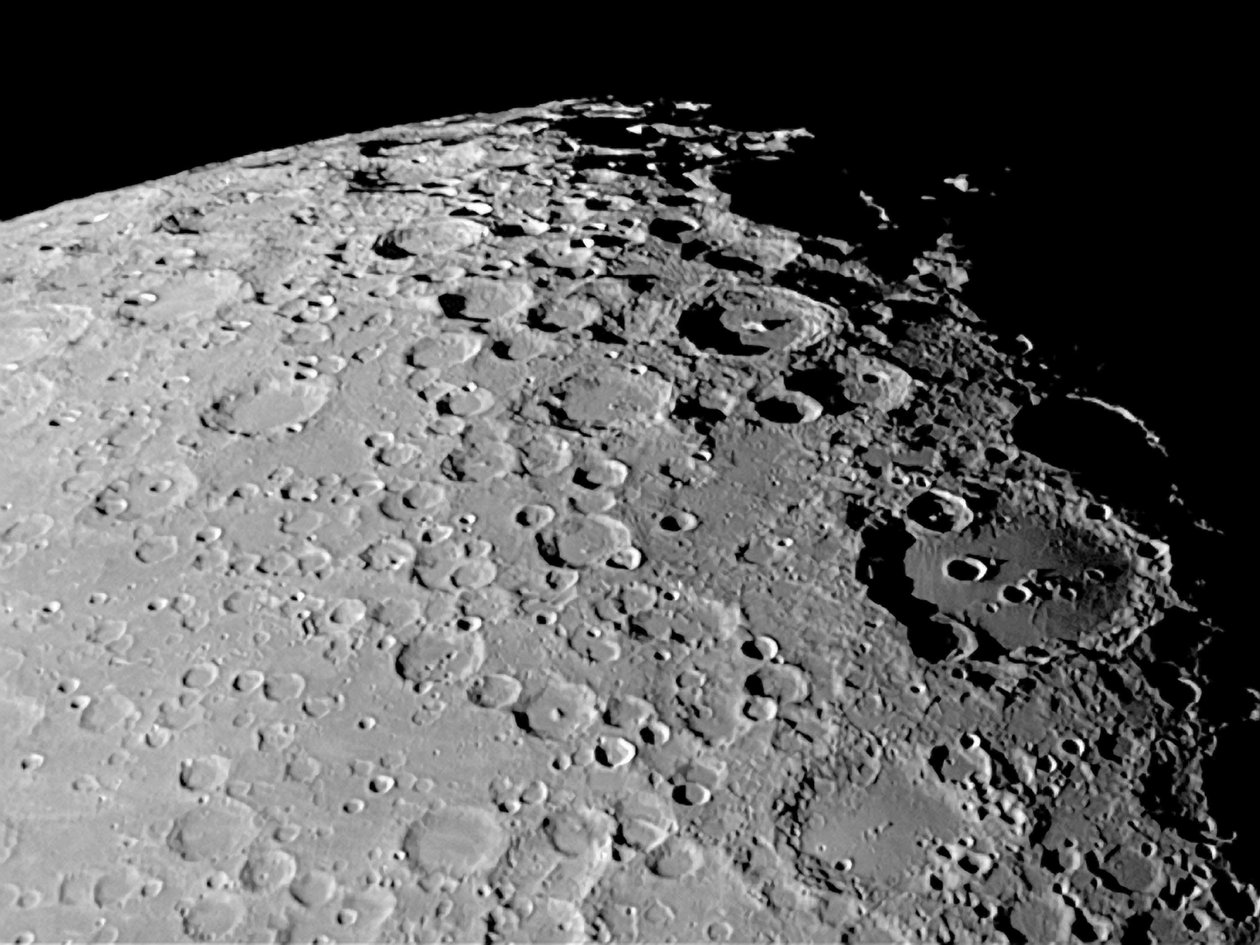 Moretus och Clavius kratrar av Unbekannt