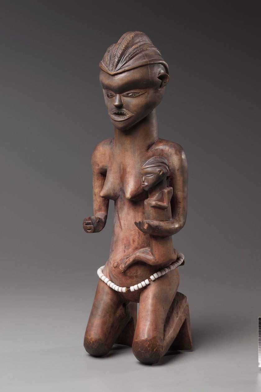 Mor-och-barn-figur, sent 1800-tal - början av 1900-talet av Unbekannt