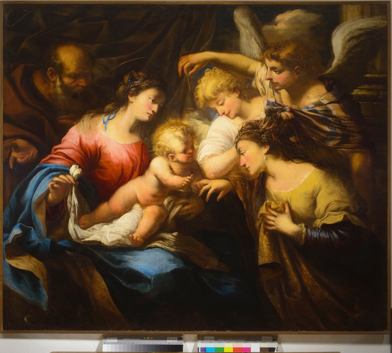 Saint Catherines mystiska äktenskap av Unbekannt