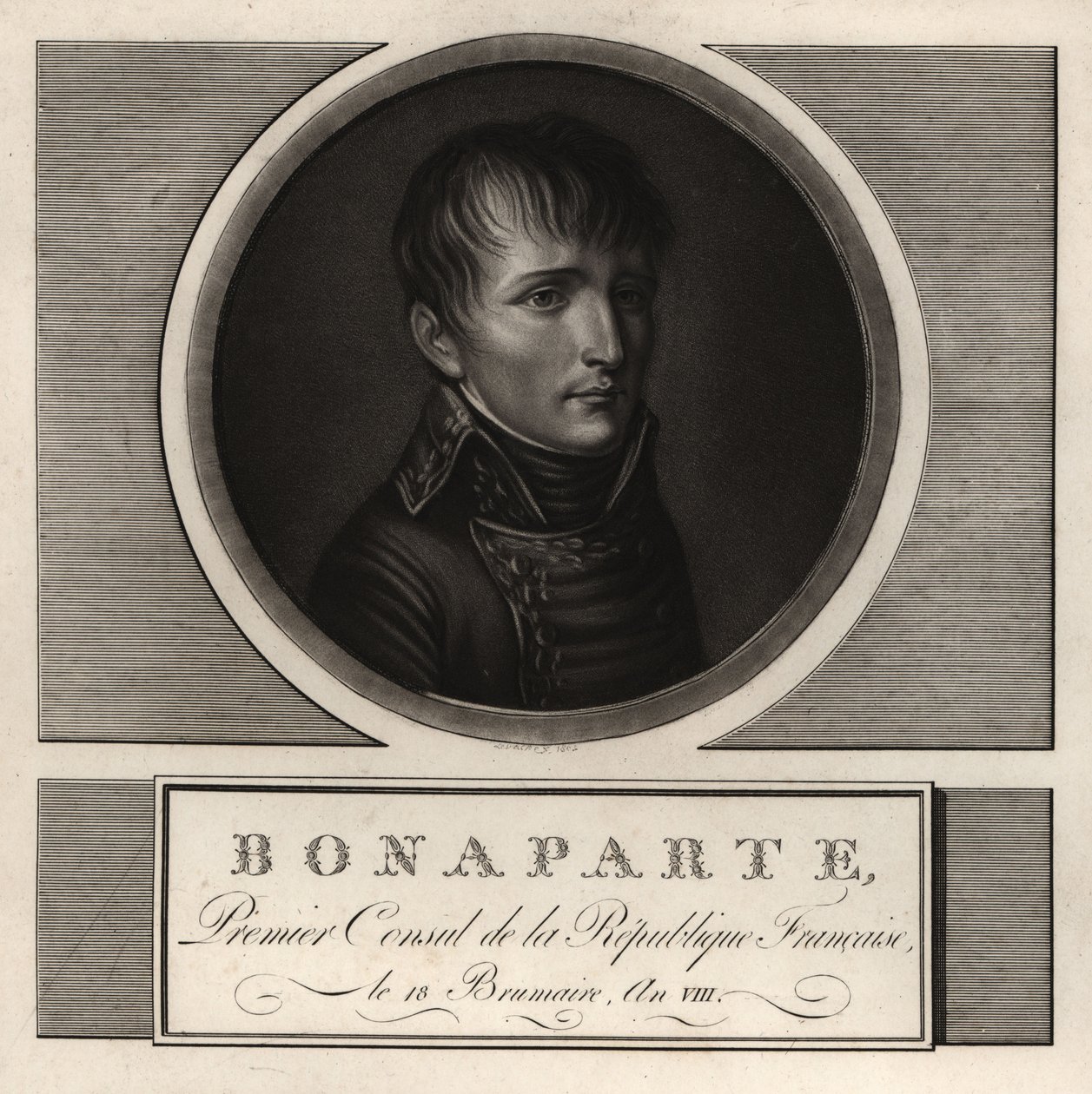 Napoleon Bonaparte, Franska republikens förste konsul, An VIII av Unbekannt