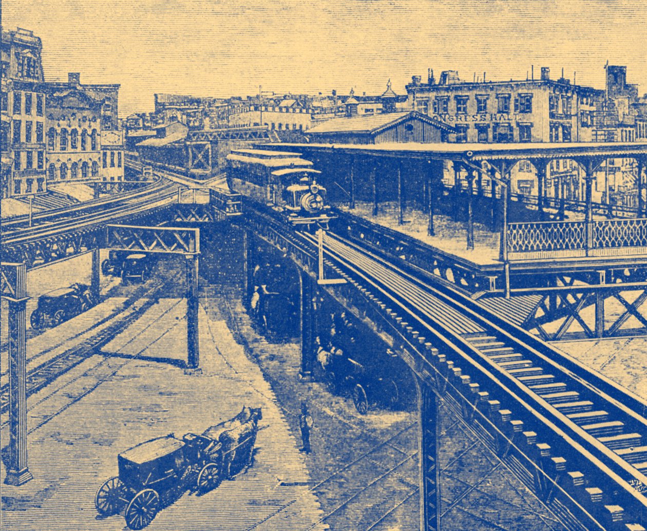 New Yorks tunnelbana av Unbekannter Künstler